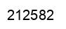 Number 212582 black image