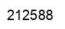 Number 212588 black image