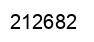 Number 212682 black image
