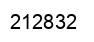 Number 212832 black image