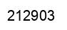 Number 212903 black image