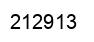 Number 212913 black image