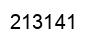 Number 213141 black image