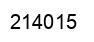 Number 214015 black image