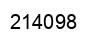 Number 214098 black image