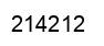 Número 214212 imagen negro