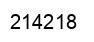 Número 214218 imagen negro