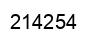 Número 214254 imagen negro