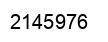 Number 2145976 black image