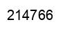 Number 214766 black image