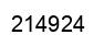 Number 214924 black image