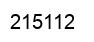 Number 215112 black image