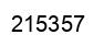 Number 215357 black image