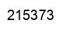 Number 215373 black image