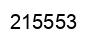 Number 215553 black image