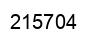 Number 215704 black image