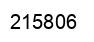 Number 215806 black image