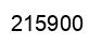 Number 215900 black image