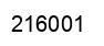 Number 216001 black image