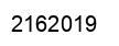 Number 2162019 black image