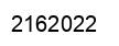 Number 2162022 black image