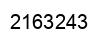 Number 2163243 black image