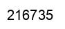 Number 216735 black image