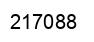 Number 217088 black image