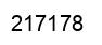 Number 217178 black image