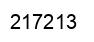 Number 217213 black image