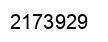 Number 2173929 black image