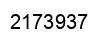Number 2173937 black image