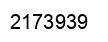 Number 2173939 black image
