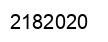 Number 2182020 black image