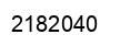 Number 2182040 black image