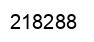 Number 218288 black image