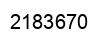 Number 2183670 black image