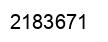 Number 2183671 black image