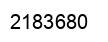 Number 2183680 black image