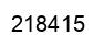 Número 218415 imagen negro