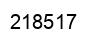 Number 218517 black image