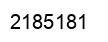 Number 2185181 black image