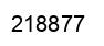 Number 218877 black image