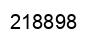 Number 218898 black image