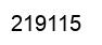 Number 219115 black image