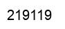 Number 219119 black image