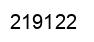 Number 219122 black image