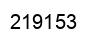 Number 219153 black image