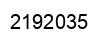 Number 2192035 black image