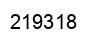 Number 219318 black image